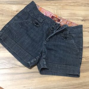 Denim shorts